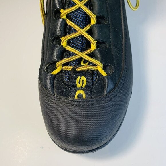 Vintage Sorel Boots Steel Toe Winter Lace Up Insulated Size 6  Blue Black Unisex - Picture 5 of 9